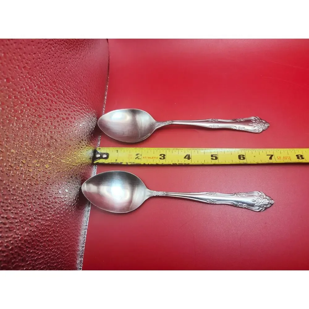 Stanley Roberts Dream Rose Soup Spoons Set of 2 7